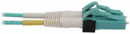 Fiber Optic Cable, 40/100G Multimode OM4, 12F MTP/MPO-PC to 4x Duplex LC/PC F/M, LSZH, Magenta, 3 m