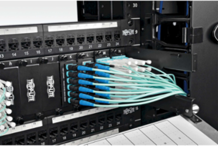 MTP/MPO Patch Cable, 24 Fiber, 100Gb OM3, 1 Meter, Aqua