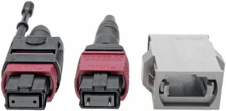MTP/MPO 12-Fiber Adapter, Polarity C to B, OM4, 8 Inch