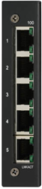 Unmanaged Industrial Ethernet Switch, 5-Port, 10/100 Mbps, DIN/Wall Mount, -40 to 75°C