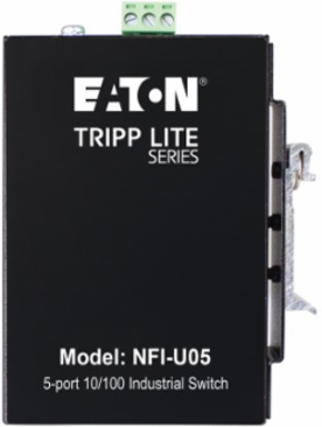 Unmanaged Industrial Ethernet Switch, 5-Port, 10/100 Mbps, DIN/Wall Mount, -40 to 75°C