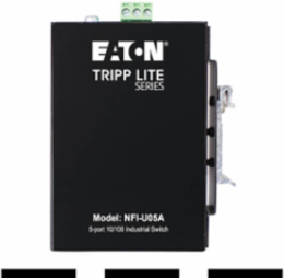 Unmanaged Industrial Ethernet Switch, 5-Port, 10/100 Mbps, iQoS, DIN/Wall Mount, -40 to 75°C