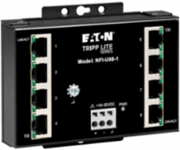 Unmanaged Industrial Ethernet Switch, 8-Port, 10/100 Mbps, DIN/Wall Mount, -40 to 75°C