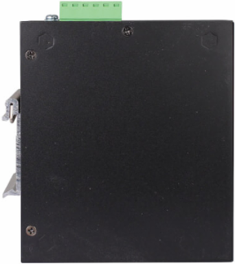 Unmanaged Industrial Ethernet Switch, 8-Port, 10/100 Mbps, iQoS, DIN Mount, -40 to 75°C