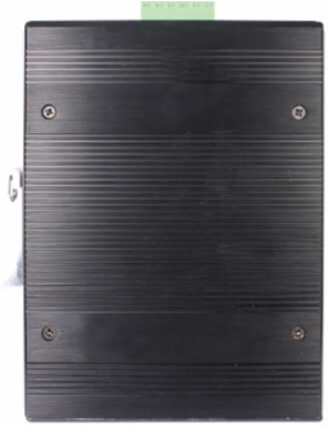 Managed Industrial Gigabit Ethernet Switch, 4-Port, 2 SFP Slots, DIN Mount, -40 to 75°C