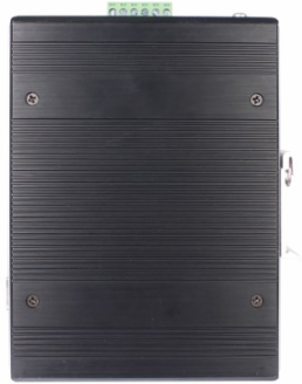 Managed Industrial Gigabit Ethernet Switch, 4-Port, 2 SFP Slots, DIN Mount, -40 to 75°C
