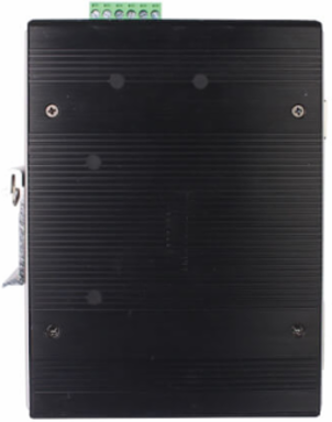 Managed Industrial Gigabit Ethernet Switch, 8-Port, Layer 2, 4 SFP Ports, DIN Mount, -40 to 75°C