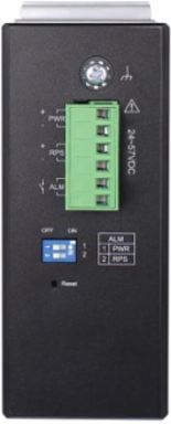 Managed Industrial Gigabit Ethernet Switch, 8-Port, Layer 2, PoE+ 240W, DIN Mount, -40 to 75°C