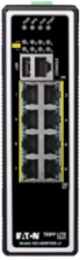 Managed Industrial Gigabit Ethernet Switch, 8-Port, Layer 2, PoE+ 240W, DIN Mount, -40 to 75°C