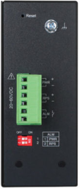 Lite Managed Industrial Gigabit Ethernet Switch, 4-Port, 2 SFP Slots, DIN Mount, -10 to 60°C