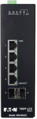 Lite Managed Industrial Gigabit Ethernet Switch, 4-Port, 2 SFP Slots, DIN Mount, -10 to 60°C