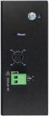 5-Port Lite Managed Industrial Gigabit Ethernet Switch - 10/100/1000 Mbps, PoE+ 30W, 2 GbE SFP Slots, -10° to 60°C, DIN Mount, TAA