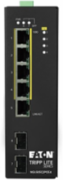 5-Port Lite Managed Industrial Gigabit Ethernet Switch - 10/100/1000 Mbps, PoE+ 30W, 2 GbE SFP Slots, -10° to 60°C, DIN Mount, TAA