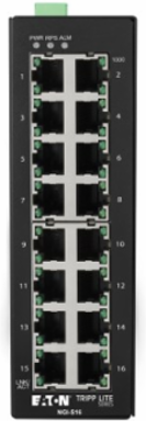 Lite Managed Industrial Gigabit Ethernet Switch, 16-Port, DIN Mount, -10 to 60°C