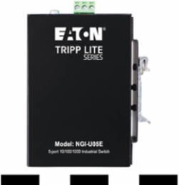 Unmanaged Industrial Gigabit Ethernet Switch, 5-Port, Ruggedized, -40 to 75C, iQoS, DIN/Wall Mount