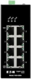 Unmanaged Industrial Gigabit Ethernet Switch, 8-Port, Ruggedized, -40 to 75C, iQoS, DIN Mount