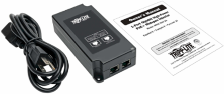 Gigabit PoE+ Injector 30W, 1 Port, RJ45, Desktop, PoE 802.3at/802.3af