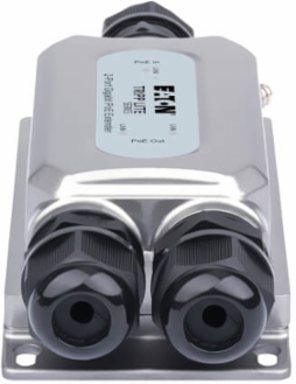 Gigabit Ethernet PoE+ Extender/Repeater, 2 Port, Cat5e/6/6a, 95W, IP67, IK10, 328 ft