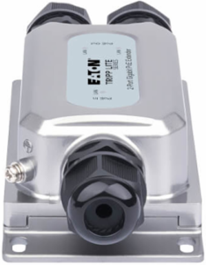 Gigabit Ethernet PoE+ Extender/Repeater, 2 Port, Cat5e/6/6a, 95W, IP67, IK10, 328 ft