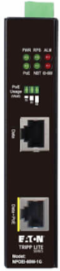 Industrial Gigabit Ethernet PoE++ Midspan Injector, 802.3bt, 60W, DIN Rail, IP30, 1 Port