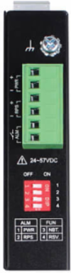 Industrial Gigabit Ethernet PoE++ Midspan Injector, 802.3bt, 90W, DIN Rail, IP30, 1 Port