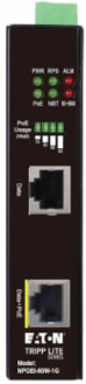 Industrial Gigabit Ethernet PoE++ Midspan Injector, 802.3bt, 90W, DIN Rail, IP30, 1 Port