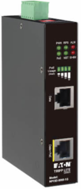 Industrial Gigabit Ethernet PoE++ Midspan Injector, 802.3bt, 90W, DIN Rail, IP30, 1 Port