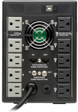 1500VA/810W Line-Interactive UPS, Tower, LCD Display, Energy Star V2.0