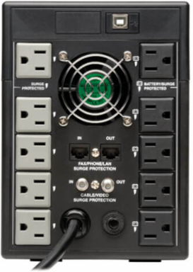 1500VA/810W Line-Interactive UPS, Tower, LCD Display, Energy Star V2.0