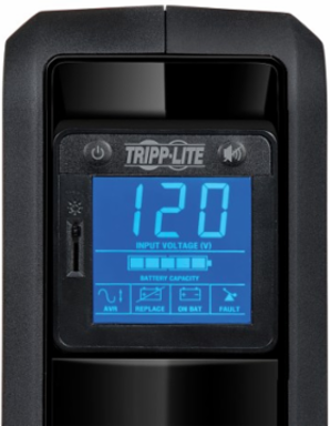 650VA 350W Line-Interactive UPS, Tower, LCD Display, USB Port