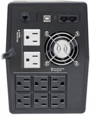 1000VA Line-Interactive UPS, 560W, 8 NEMA 5-15R Outlets, 120V