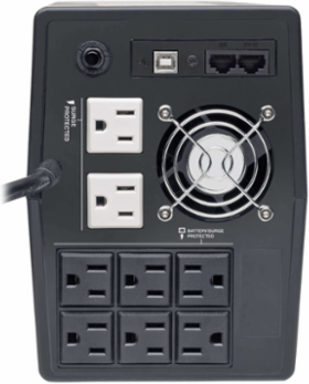 1200VA 600W Line-Interactive UPS with 8 Outlets, 120V, Tower
