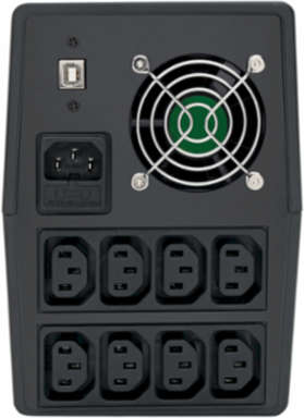 1.5kVA 900W Line-Interactive UPS with 8 C13 Outlets, AVR, Tower