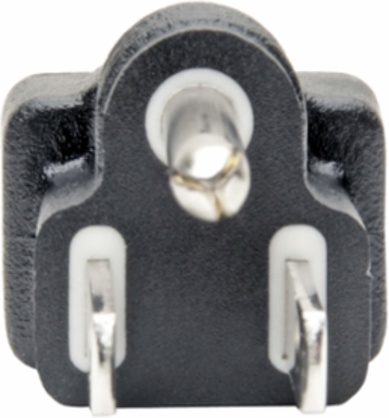 NEMA 5-15P to C13 Power Cord Adapter - 10A, 125V, Black