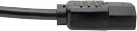 Hospital-Grade Power Cord, 6 ft., 10A, 125V, NEMA 5-15P to C13, Black
