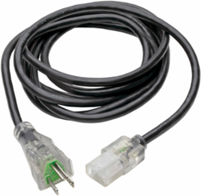 Hospital-Grade Power Cord 6 ft, NEMA 5-15P to C13, 13A, 125V, 16 AWG