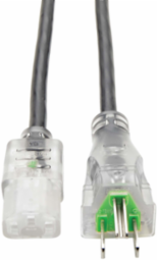 Hospital-Grade Power Cord 6 ft, NEMA 5-15P to C13, 13A, 125V, 16 AWG