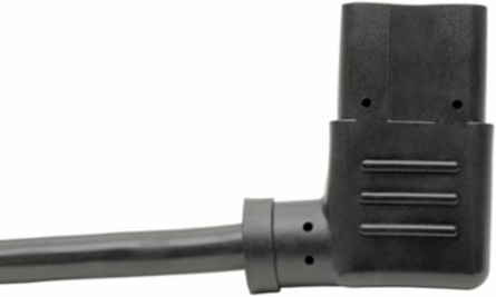 Computer Power Cord 10 ft., NEMA 5-15P, Right Angle C13, 10A, 125V