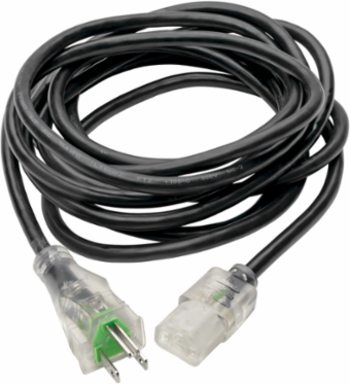 Hospital-Grade Power Cord, 15 ft., NEMA 5-15P to C13, 13A, 16 AWG