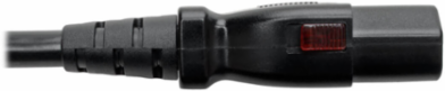 25 ft Hospital-Grade Power Cord, NEMA 5-15P to Locking IEC C13, 14 AWG, 15A
