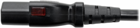 25 ft Hospital-Grade Power Cord, NEMA 5-15P to Locking IEC C13, 14 AWG, 15A