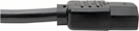 NEMA 5-15P to C13 Power Cord, 2 ft., 15A, 125V, 14 AWG