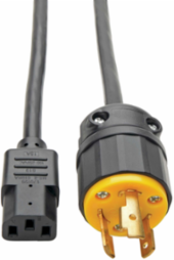 Heavy-Duty Power Cord, 6 ft, NEMA L6-20P to C13, 14 AWG, 15A, 125V