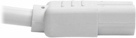 Heavy-Duty Power Cord C14 to C15, 14 AWG, 15A, 250V, 3 Foot, White