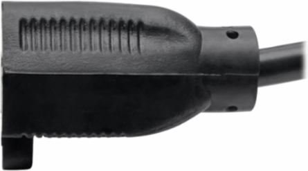 15 Ft Power Extension Cord, NEMA 5-15P to NEMA 5-15R, 13A, 16 AWG, Black