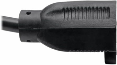 15 Ft Power Extension Cord, NEMA 5-15P to NEMA 5-15R, 13A, 16 AWG, Black