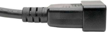 10 ft. C19 to C20 Power Extension Cord, 15A, 250V, 14 AWG, Black