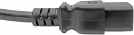 10 ft. C19 to C20 Power Extension Cord, 15A, 250V, 14 AWG, Black