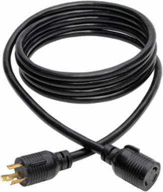 14 ft. Heavy Duty Power Extension Cord, 30A, 250V, 10 AWG, NEMA L6-30P to L6-30R