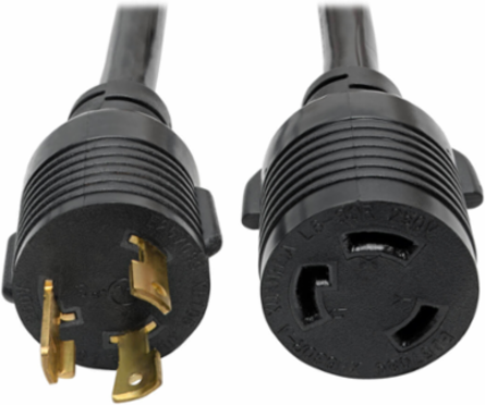 14 ft. Heavy Duty Power Extension Cord, 30A, 250V, 10 AWG, NEMA L6-30P to L6-30R
